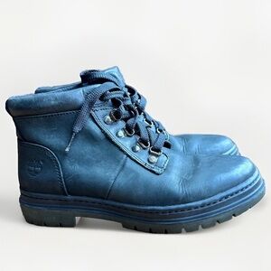 Timberland Womens Black Nubuck Leather‎ Nellie Chukka Boots Size 8